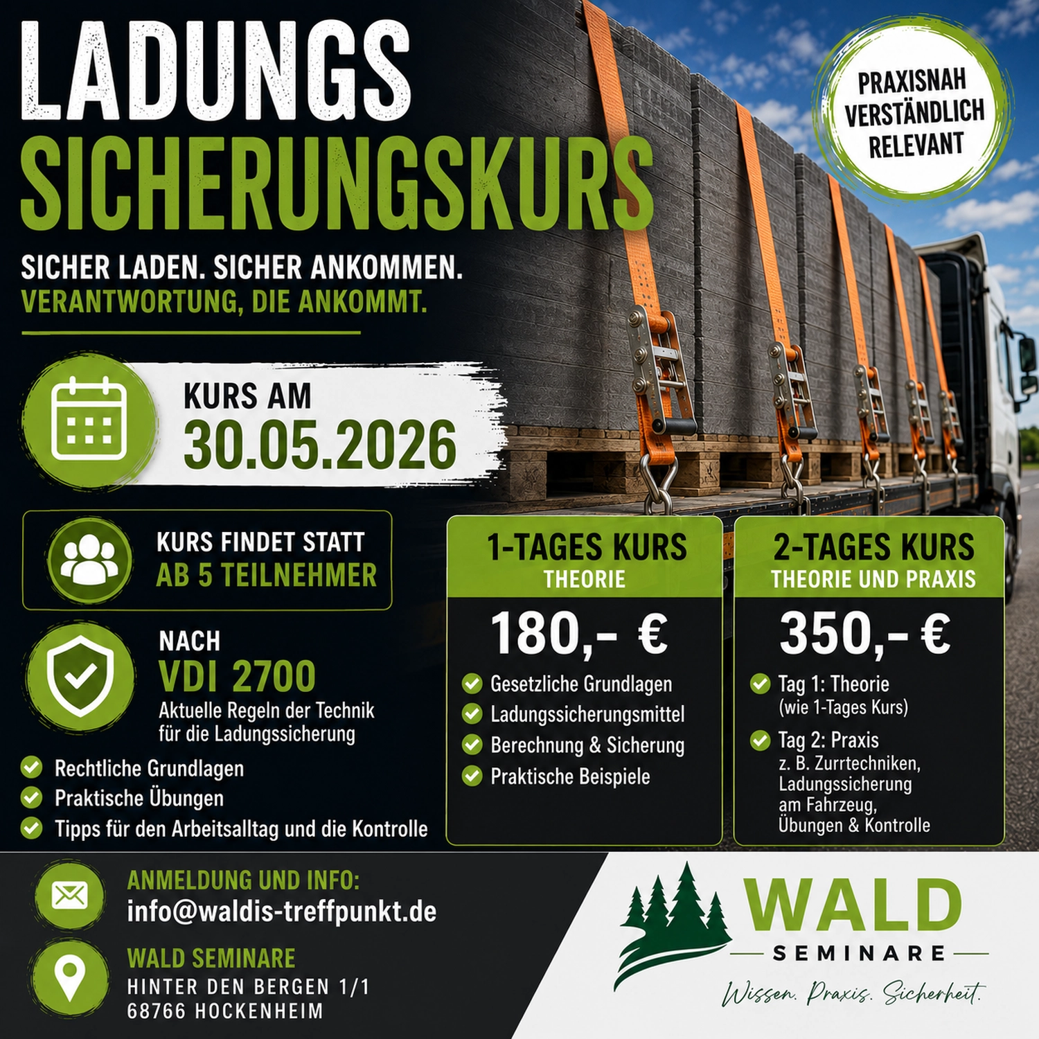 Christian Wald - Bistro - Veranstaltungsflyer